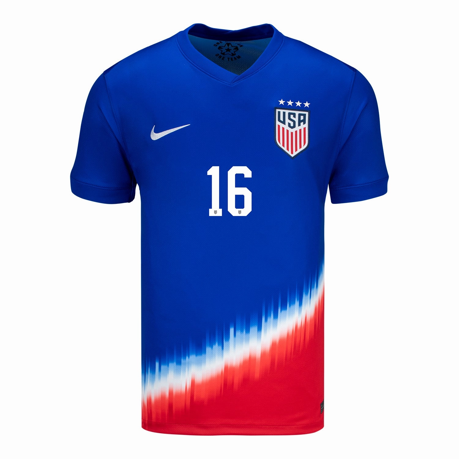 Men's Nike USWNT 2024 American Icon Away Lavelle 16 Stadium Jersey