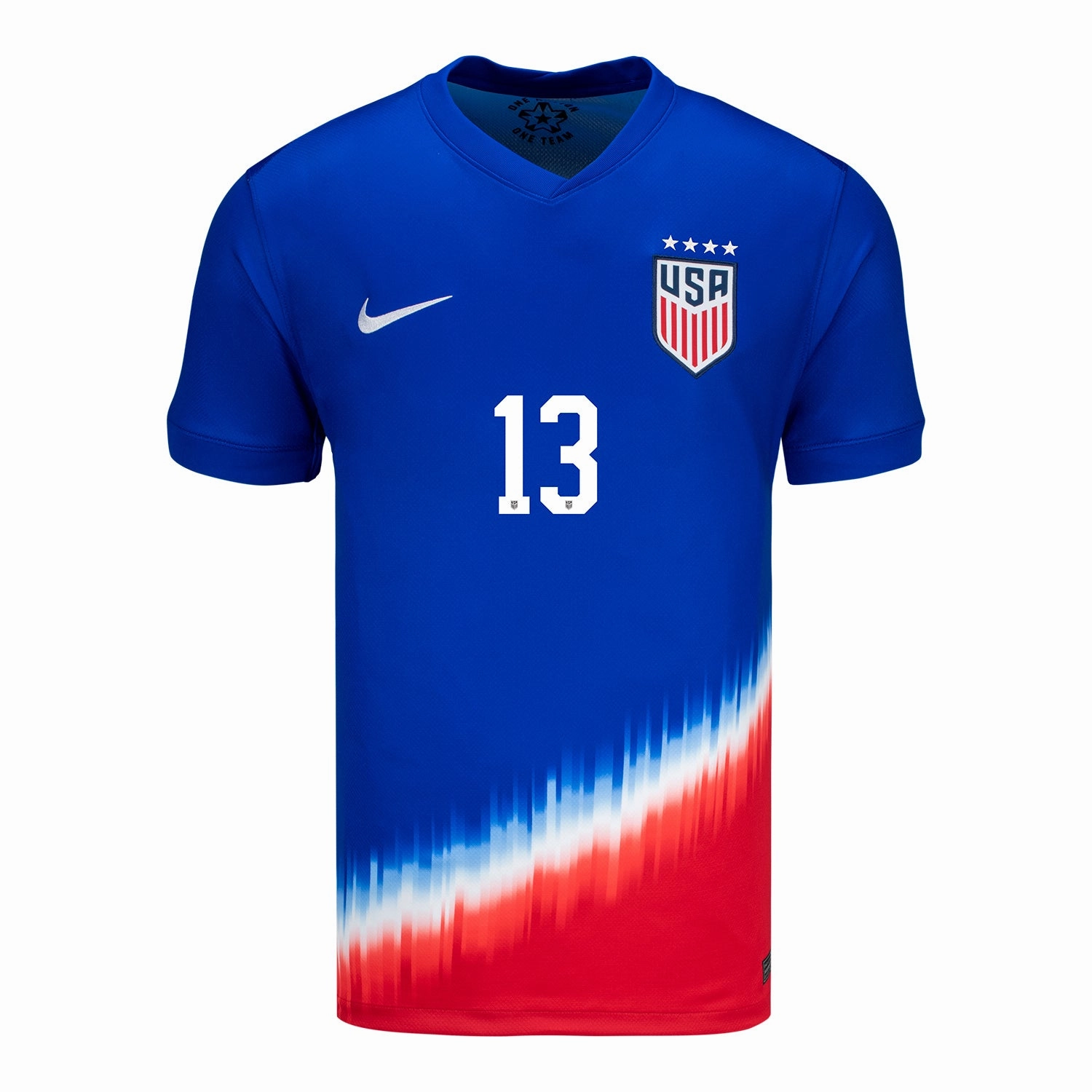 Men's Nike USWNT 2024 American Icon Away Morgan 13 Stadium Jersey