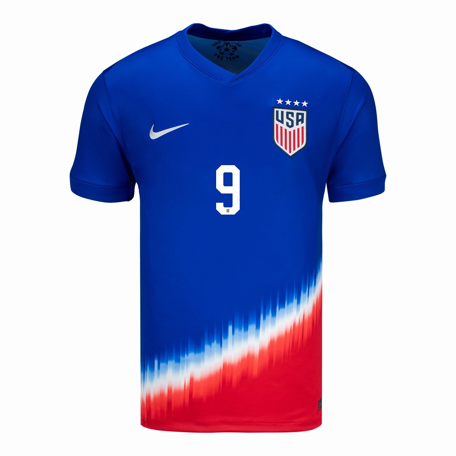 Men's Nike USWNT 2024 American Icon Away Swanson 9 Stadium Jersey
