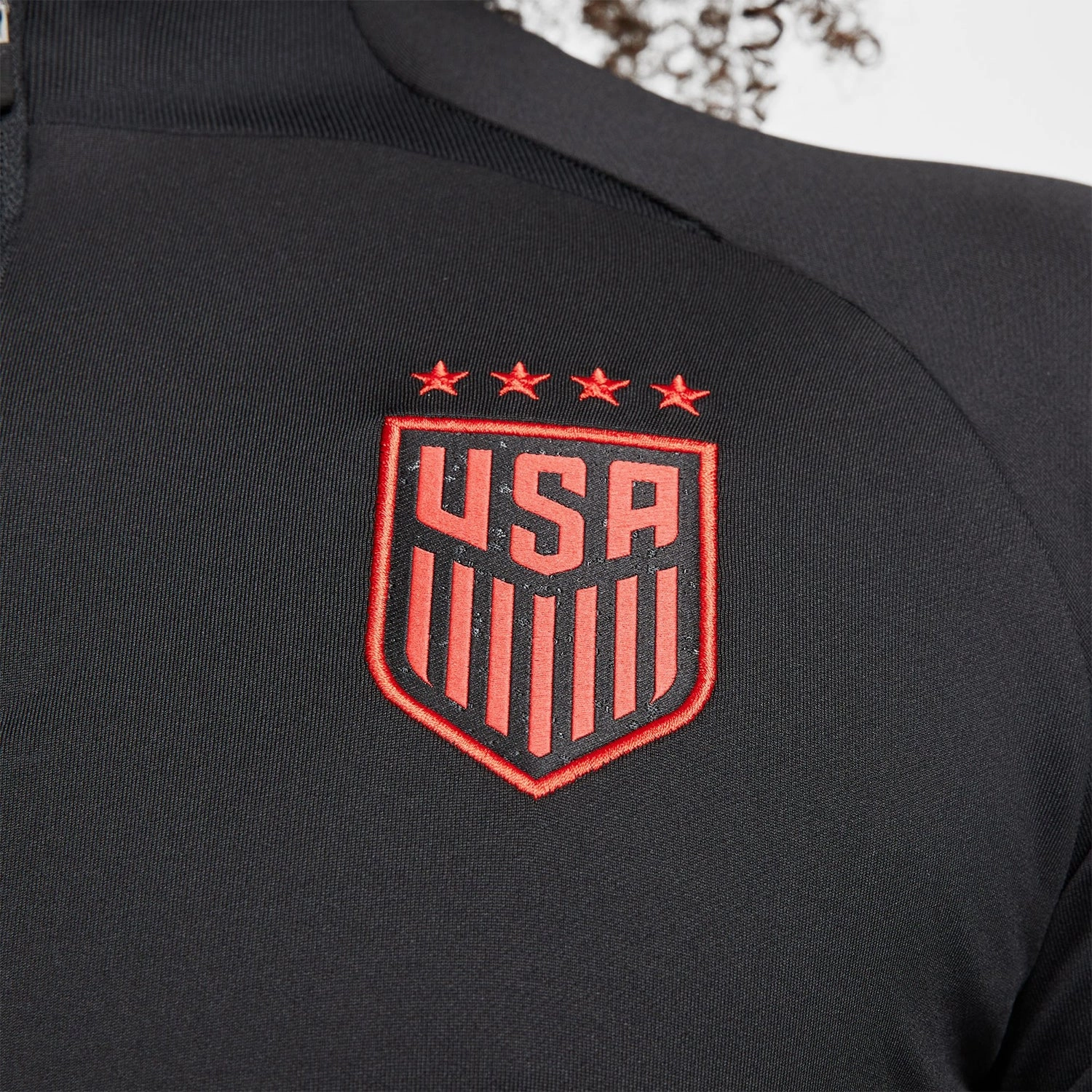 Men's Nike USWNT Strike 1/4 Zip Black Drill Top
