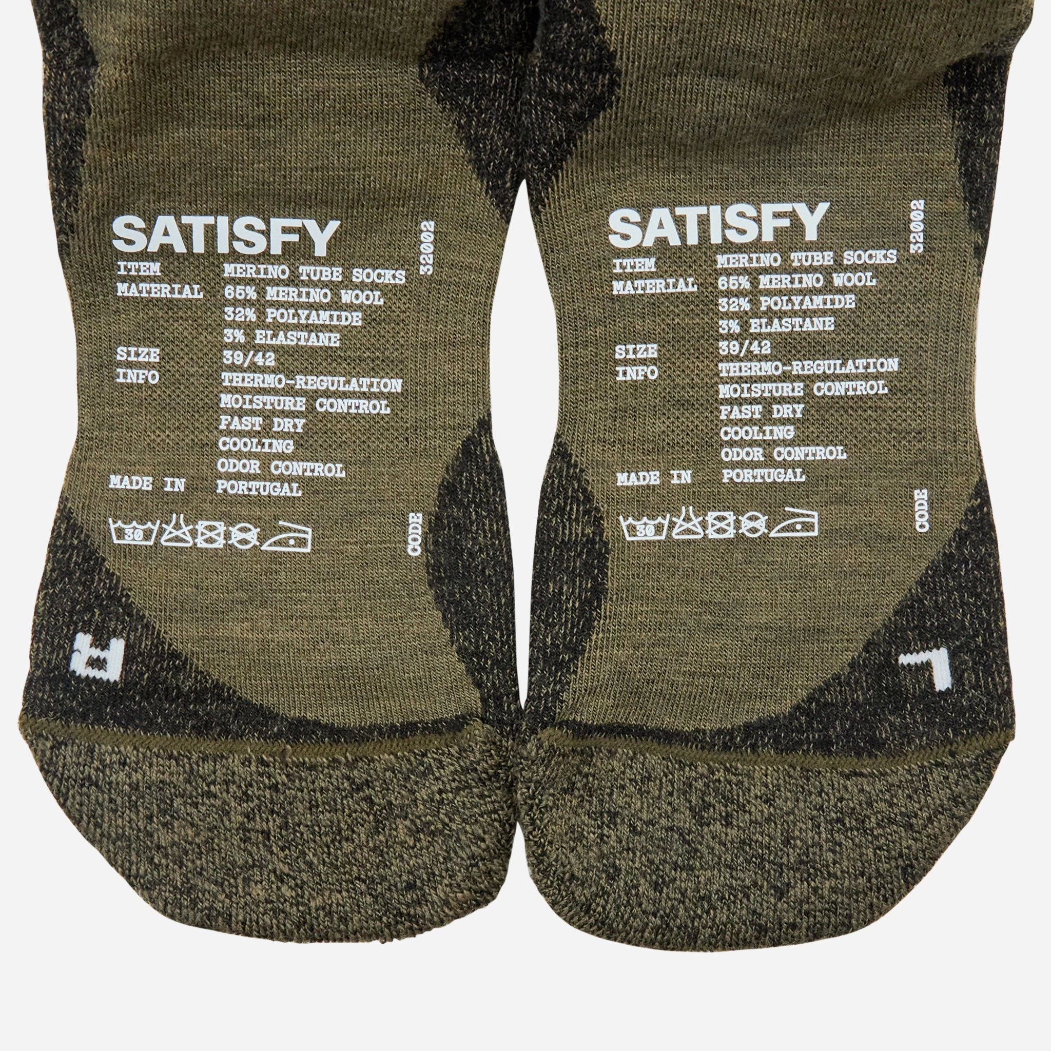 Merino Tube Socks Dark Olive