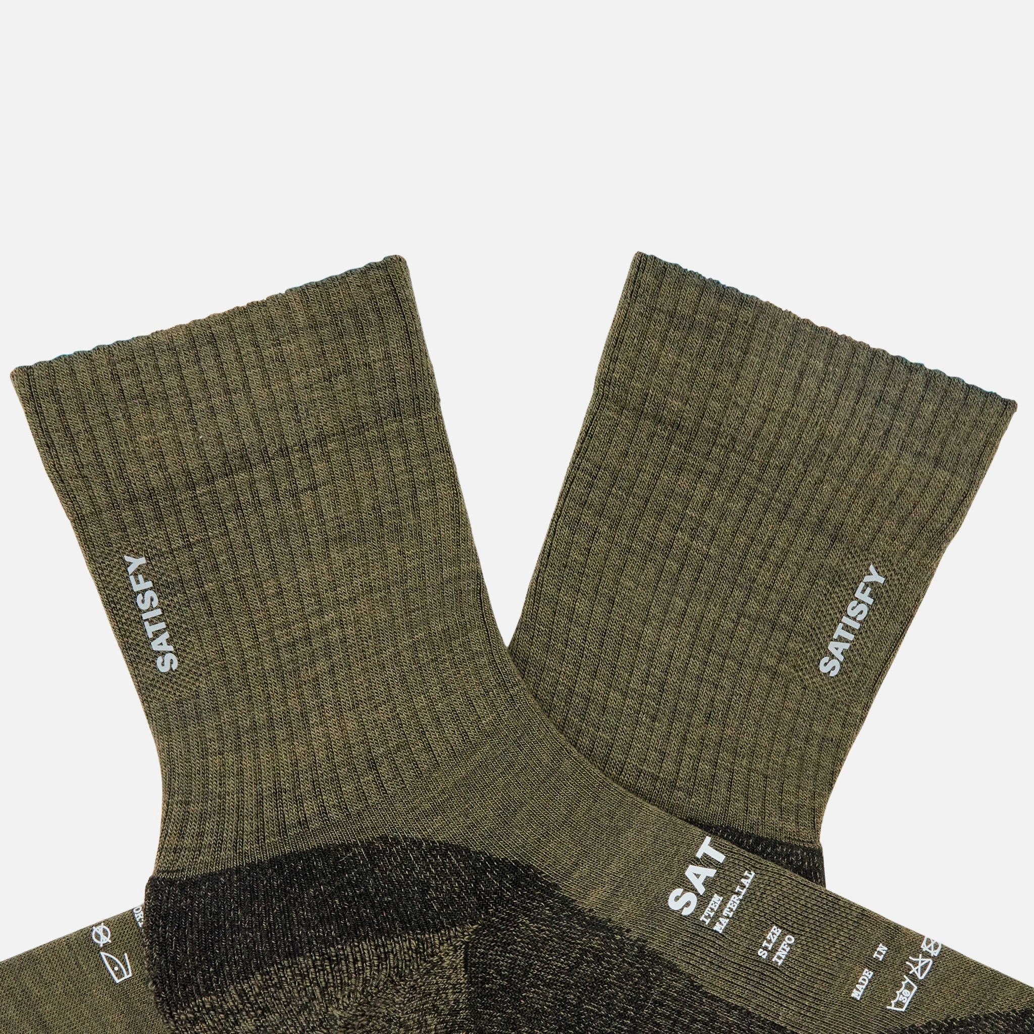 Merino Tube Socks Dark Olive