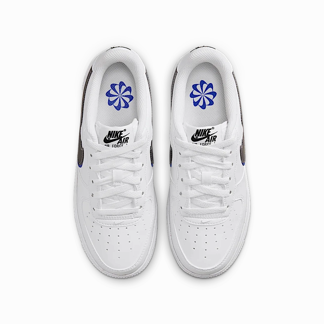 Nike Air Force 1 Low Impact Next Nature Double Swoosh White Black Blue