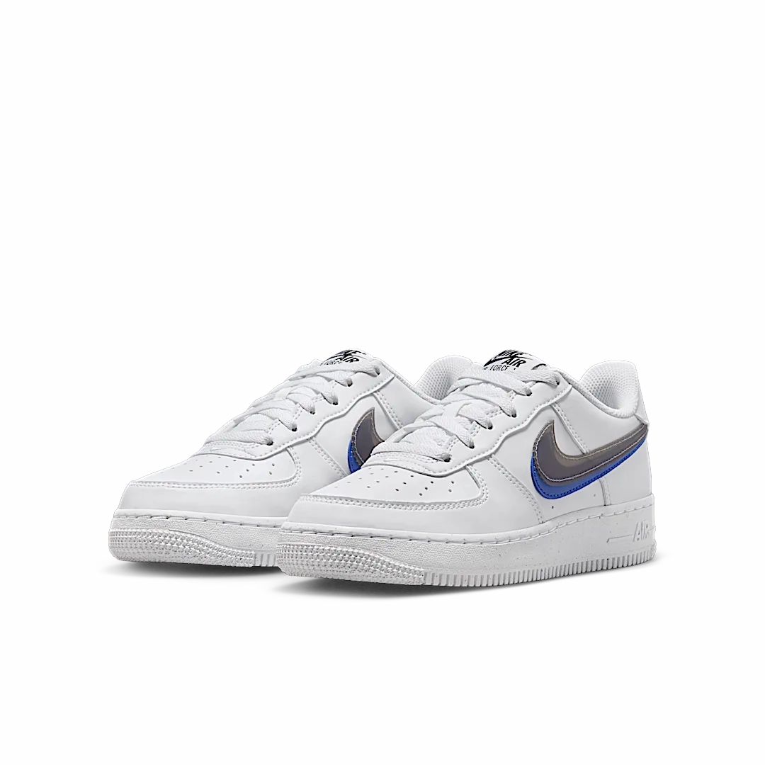 Nike Air Force 1 Low Impact Next Nature Double Swoosh White Black Blue