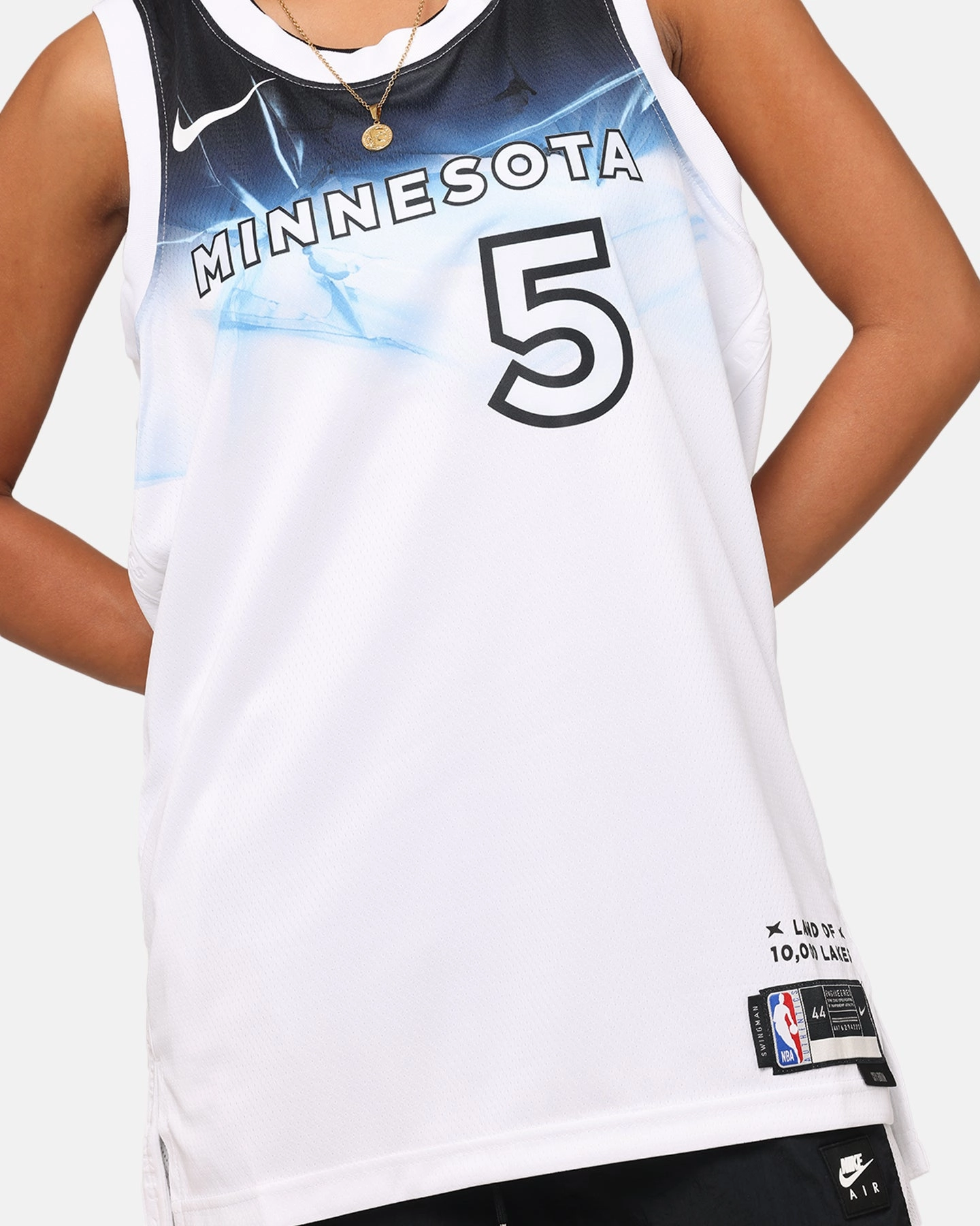 Nike Anthony Edwards Minnesota Timberwolves #5 City Edition 2024/25 Nike Dri-Fit NBA Swingman Jersey White