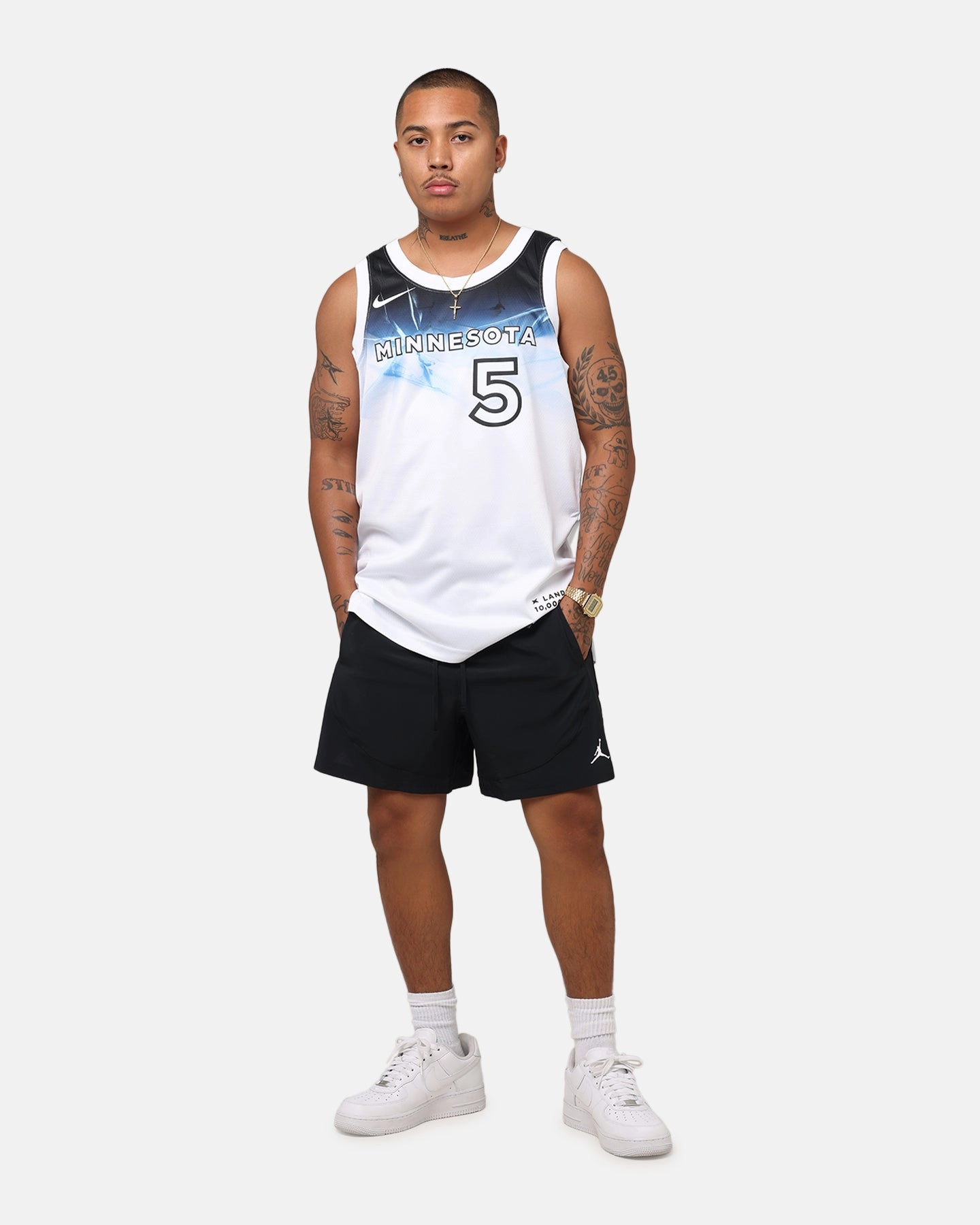 Nike Anthony Edwards Minnesota Timberwolves #5 City Edition 2024/25 Nike Dri-Fit NBA Swingman Jersey White