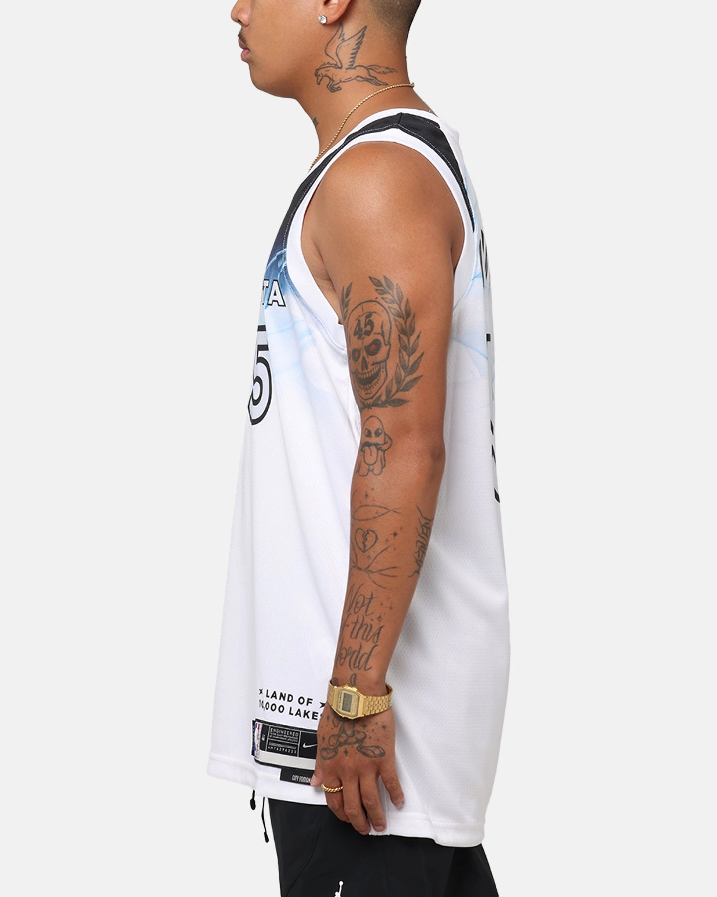 Nike Anthony Edwards Minnesota Timberwolves #5 City Edition 2024/25 Nike Dri-Fit NBA Swingman Jersey White