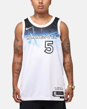 Nike Anthony Edwards Minnesota Timberwolves #5 City Edition 2024/25 Nike Dri-Fit NBA Swingman Jersey White