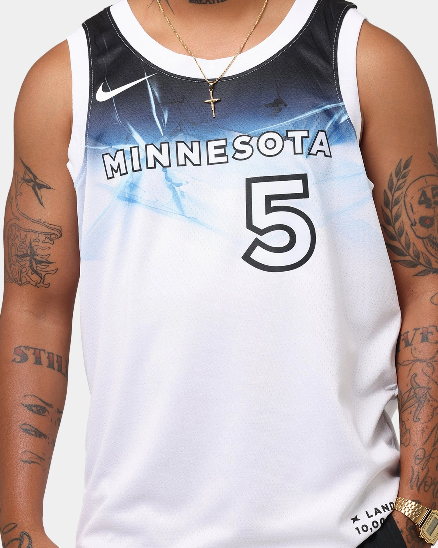 Nike Anthony Edwards Minnesota Timberwolves #5 City Edition 2024/25 Nike Dri-Fit NBA Swingman Jersey White