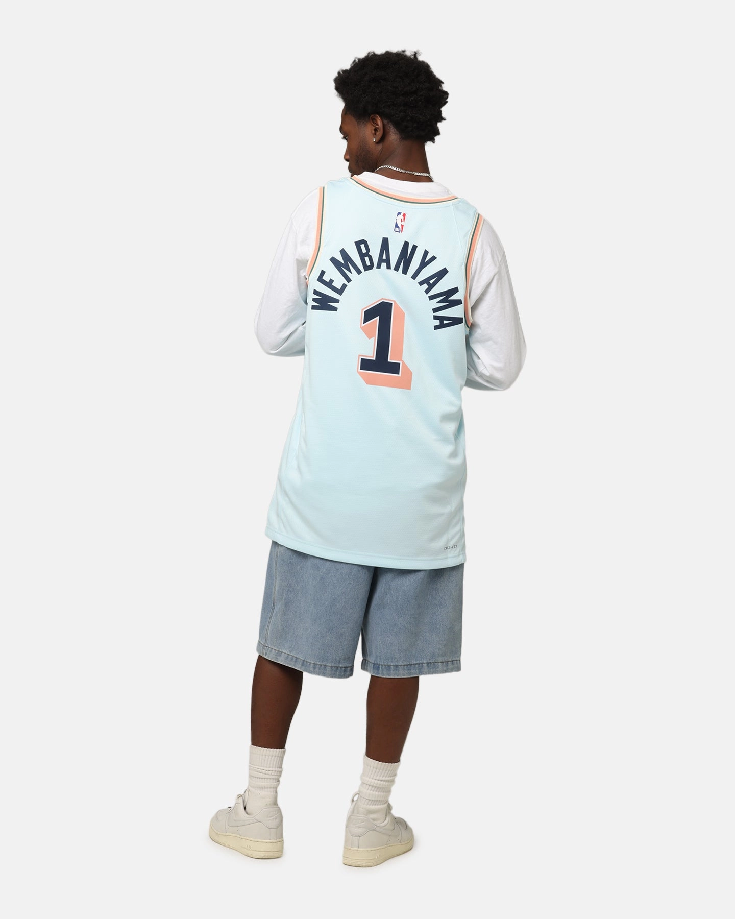 Nike Victor Wembanyama San Antonio Spurs #1 City Edition 2024/25 Nike Dri-Fit NBA Swingman Jersey Blue
