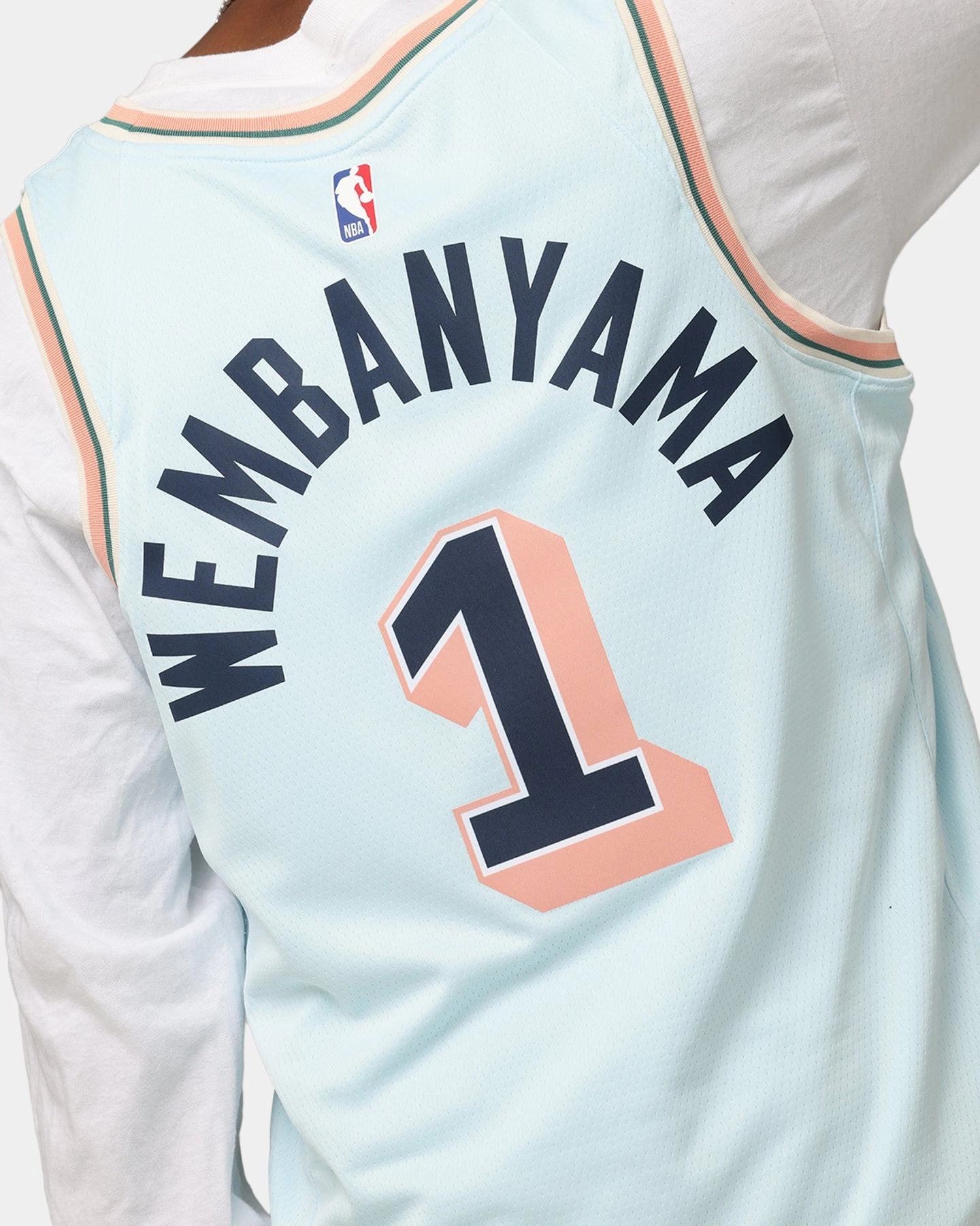 Nike Victor Wembanyama San Antonio Spurs #1 City Edition 2024/25 Nike Dri-Fit NBA Swingman Jersey Blue