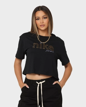 Nike Women's Nike Sportswear OC 1 Crop T-Shirt Black