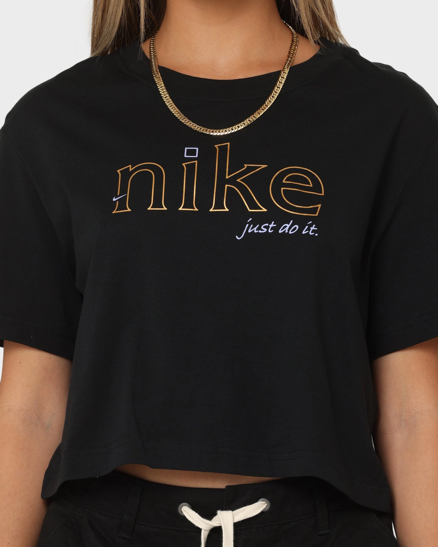 Nike Women's Nike Sportswear OC 1 Crop T-Shirt Black