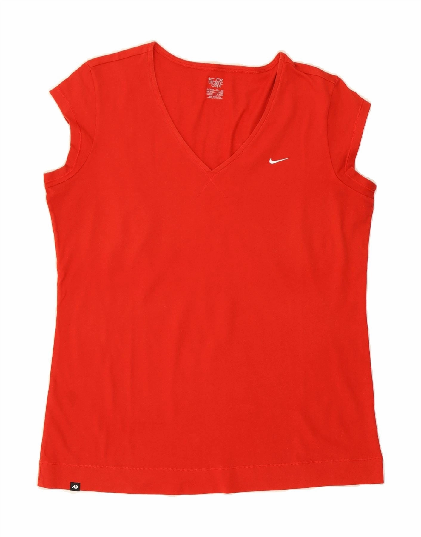 NIKE Womens Vest Top UK 20/22 2XL Red