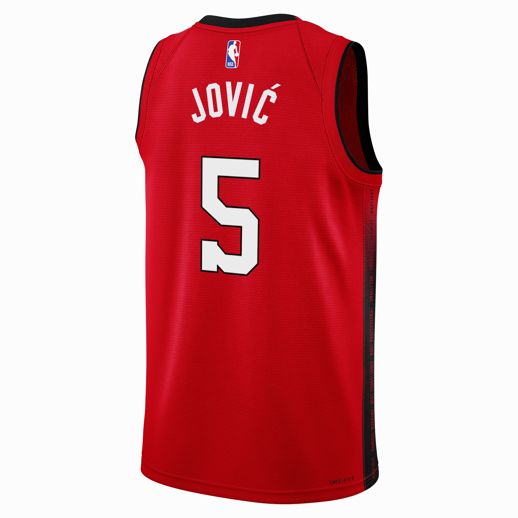 Nikola Jović Nike HEAT Culture: Blood Red Youth Swingman Jersey