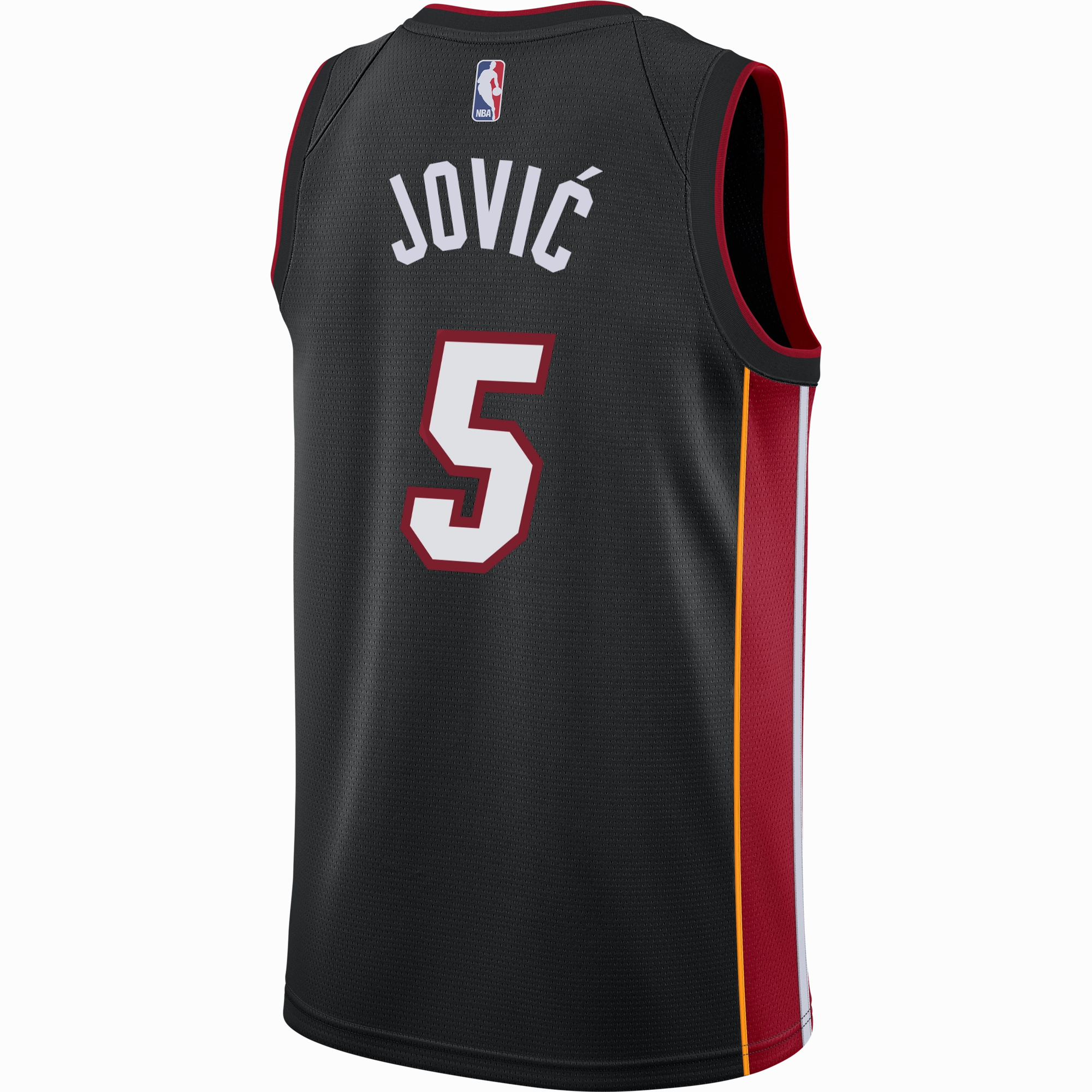 Nikola Jović Nike Icon Black Youth Swingman Jersey