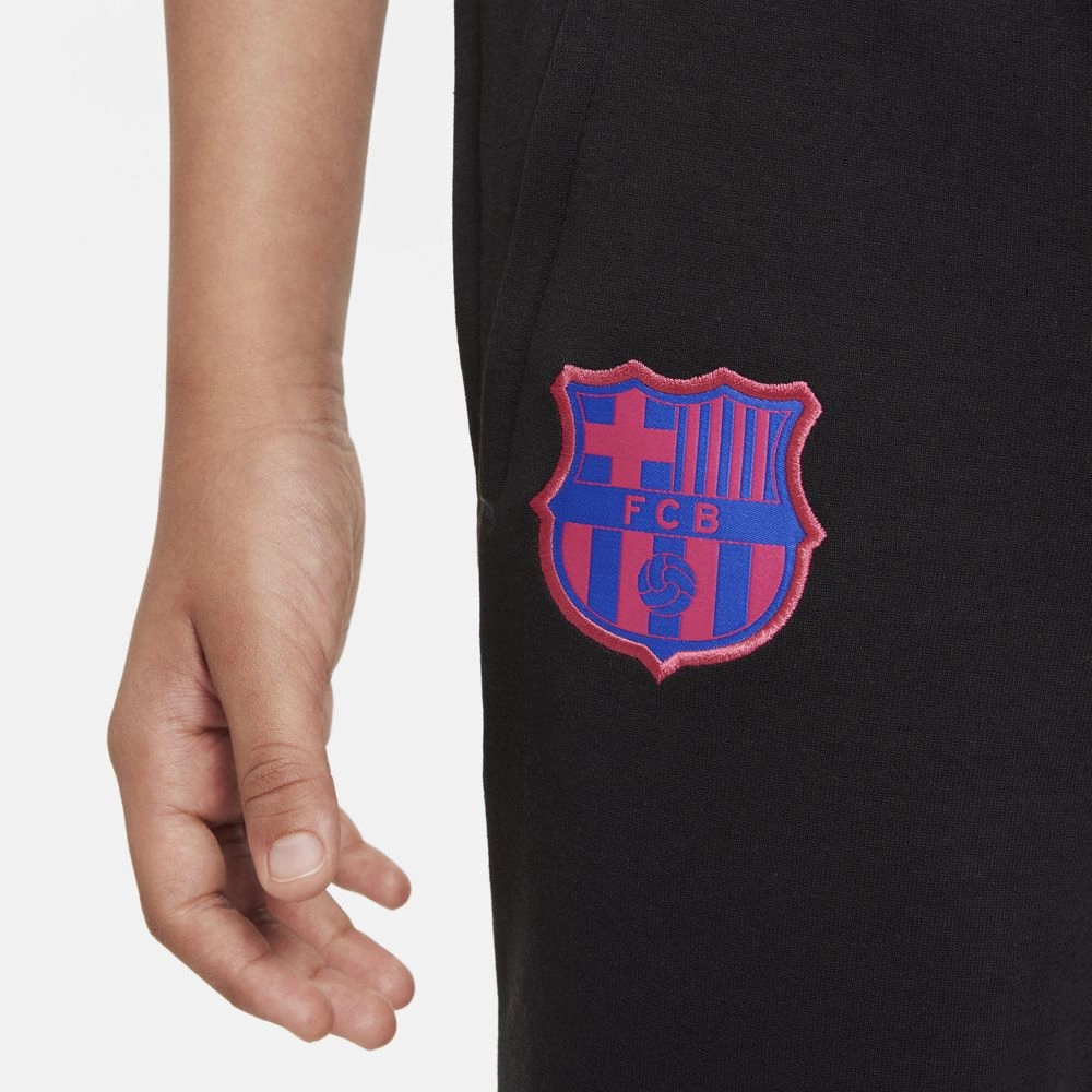 Pantalon d'entrainement FC Barcelone Junior 2021/2022 - Noir/Rose/Bleu