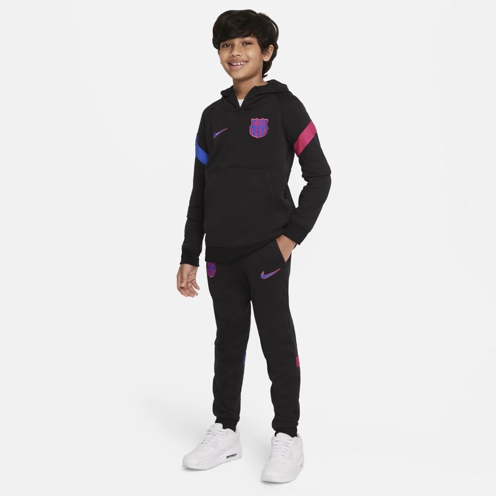 Pantalon d'entrainement FC Barcelone Junior 2021/2022 - Noir/Rose/Bleu