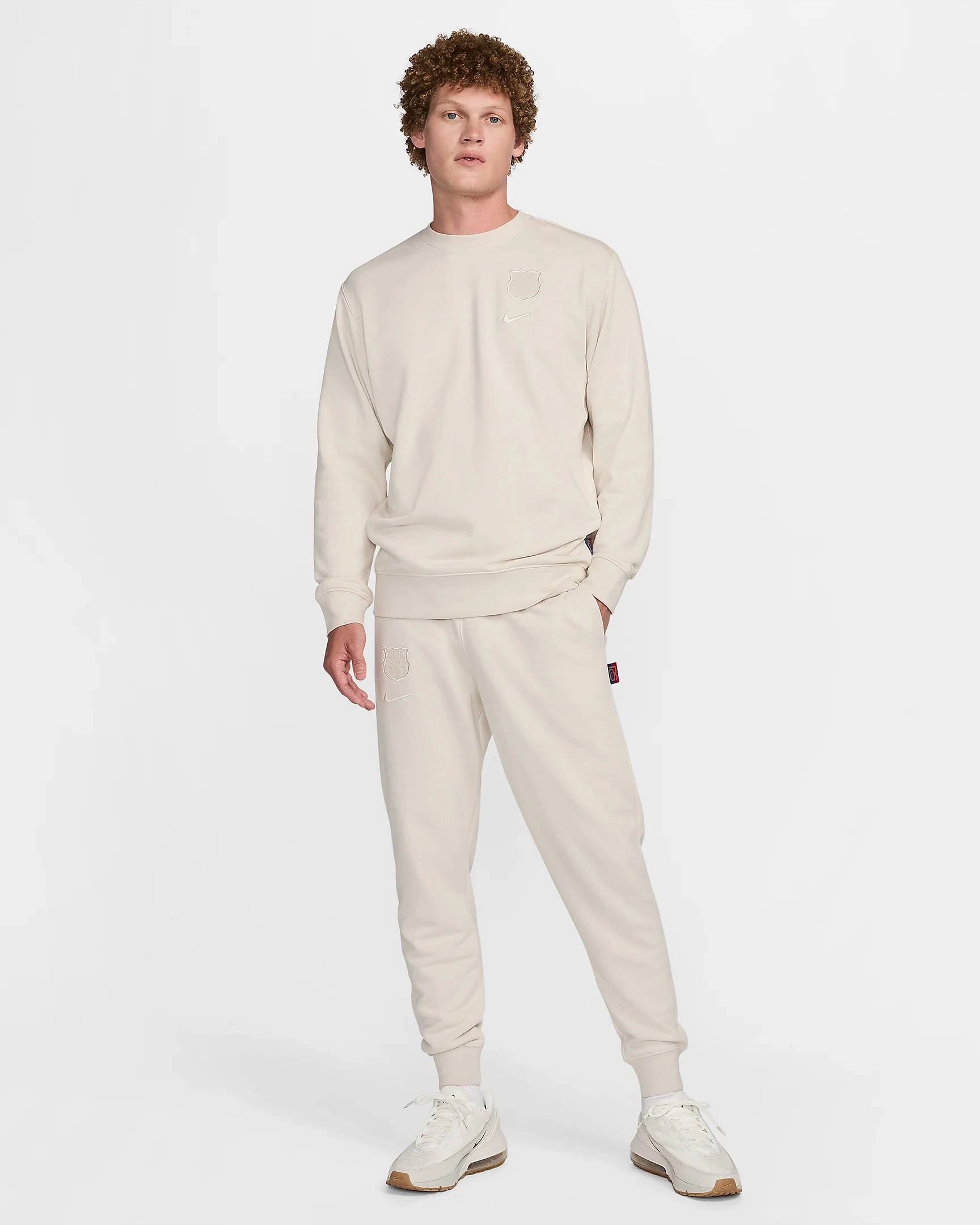 Pantalon de survêtement FC Barcelone Domicile 2024/2025 - Beige