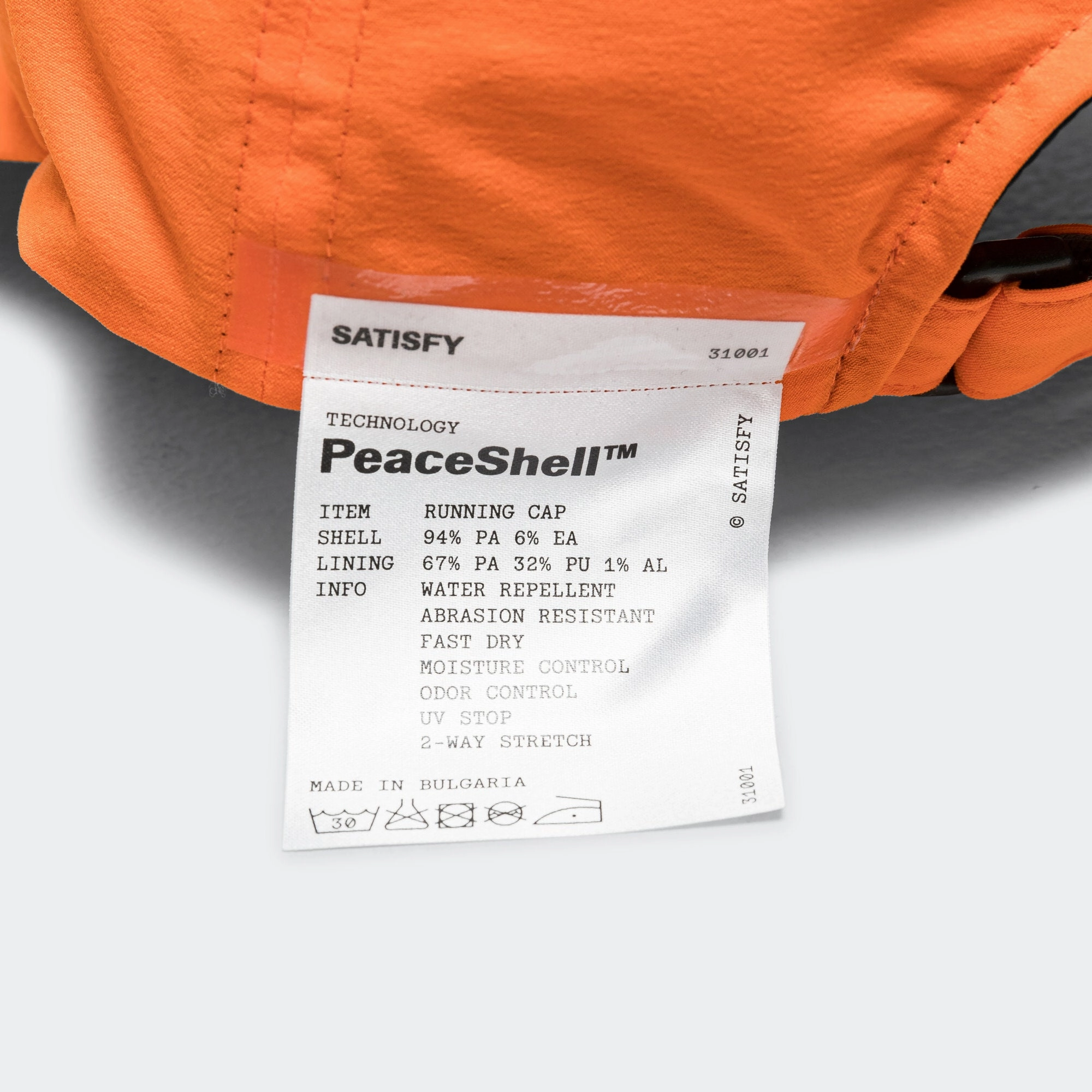 PeaceShell Running Cap - Orange