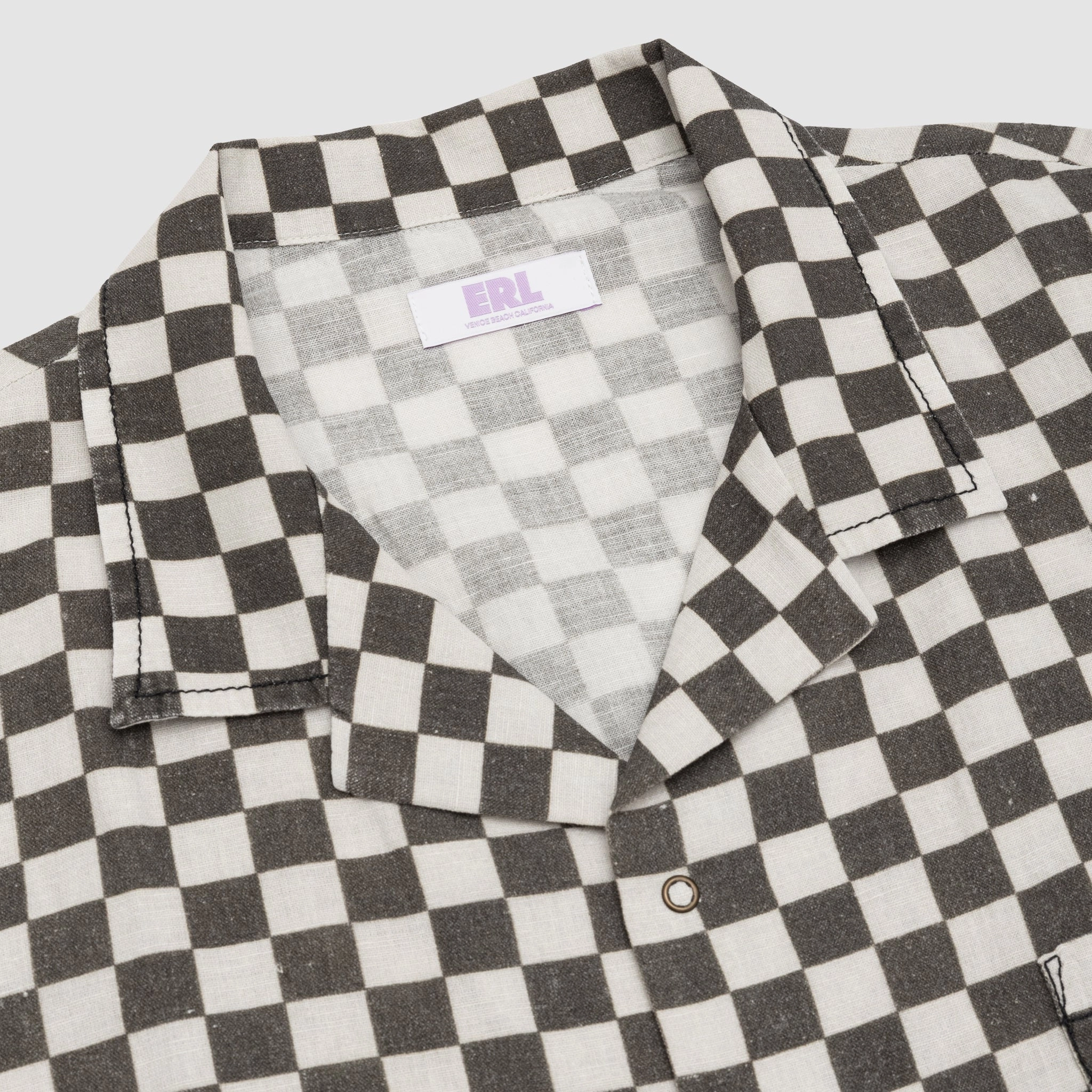 PRINTED HAWAIAN WOVEN SHIRT