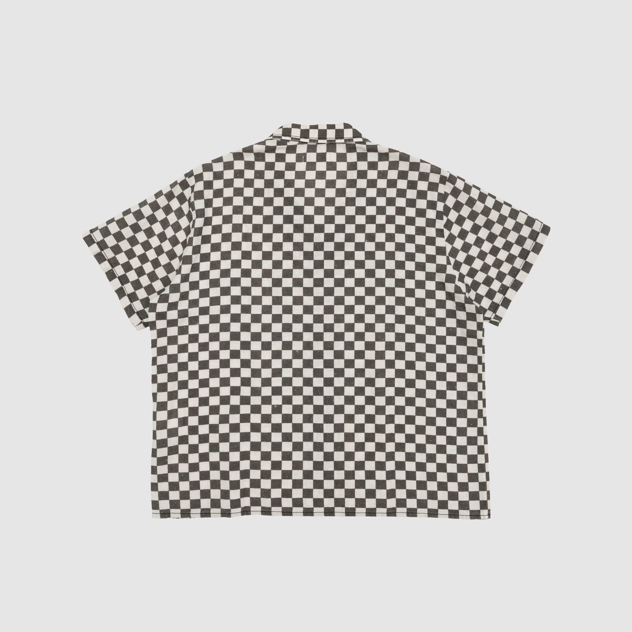 PRINTED HAWAIAN WOVEN SHIRT