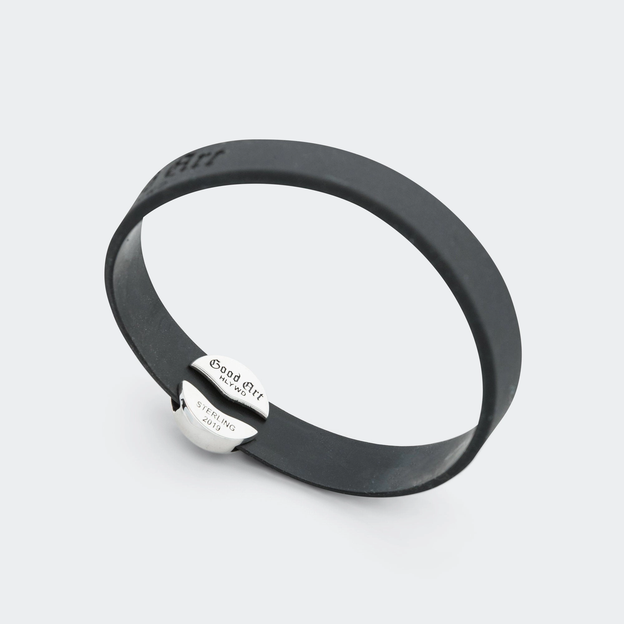 Rubber Biscuit - Rosette - 925 Silver