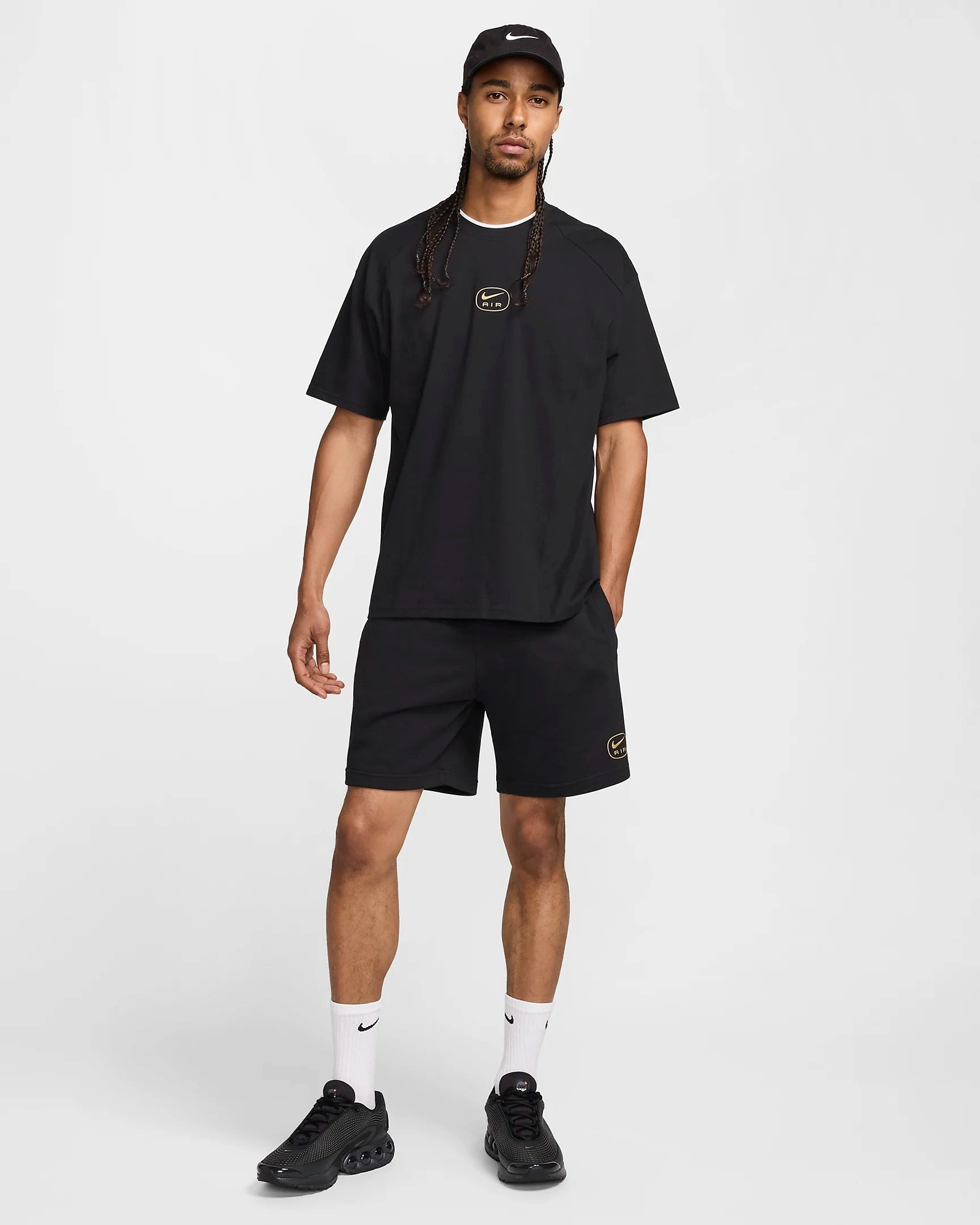 Short Nike Air - Noir/Doré