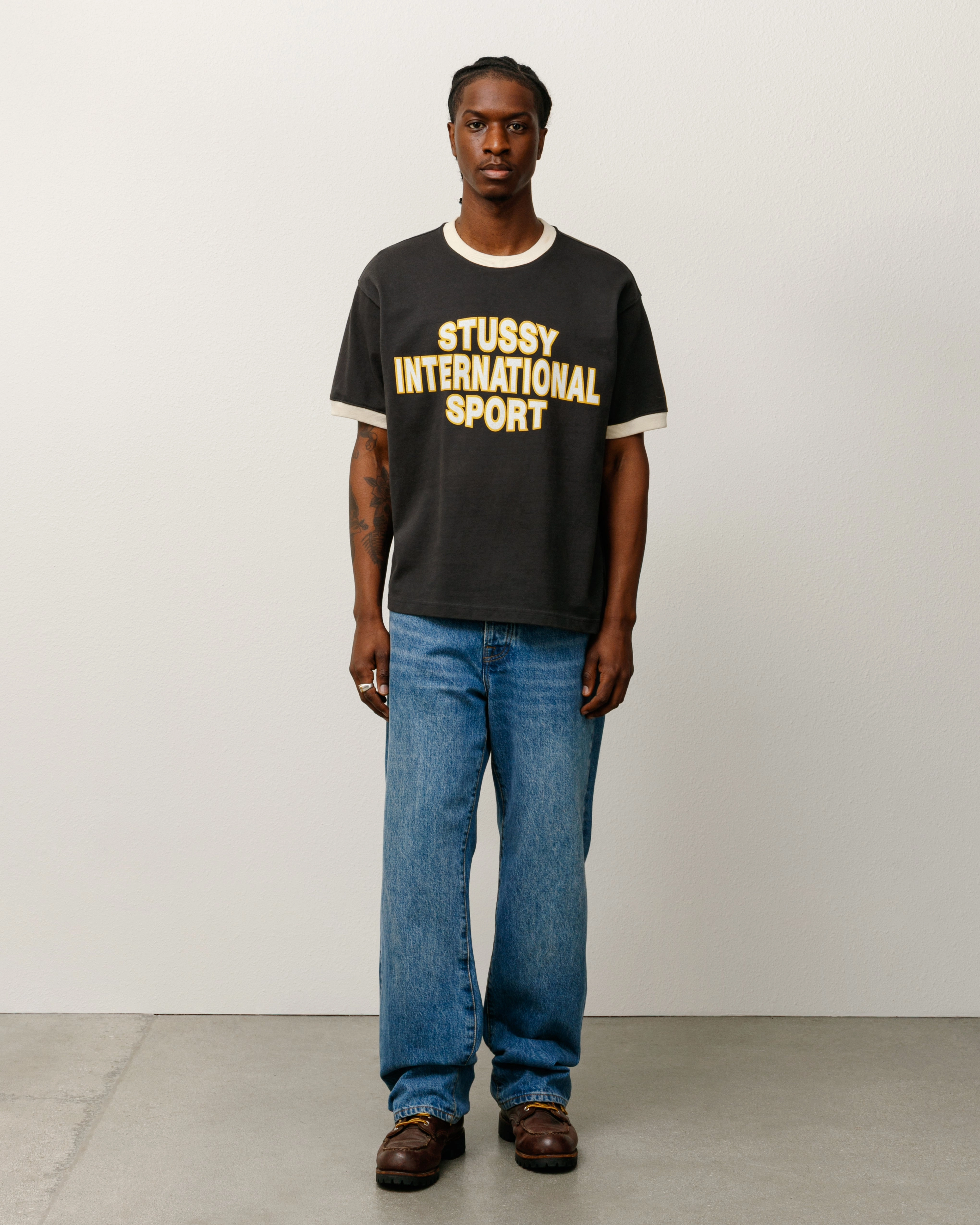STÜSSY SPORT RINGER TEE