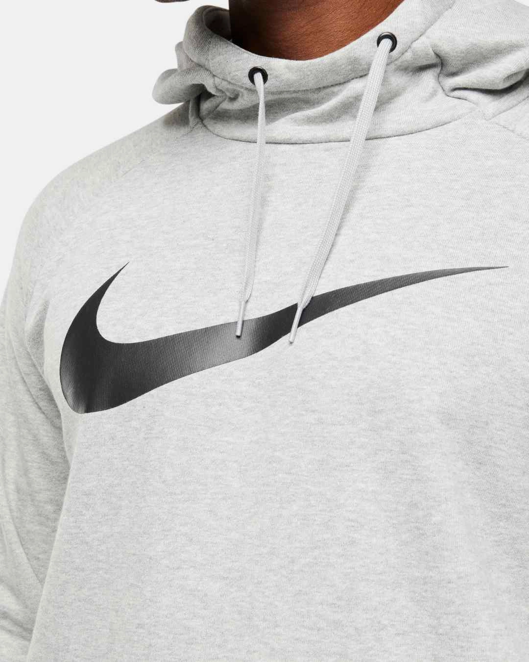 Sweat a capuche Nike Dry Graphic - Gris/Noir