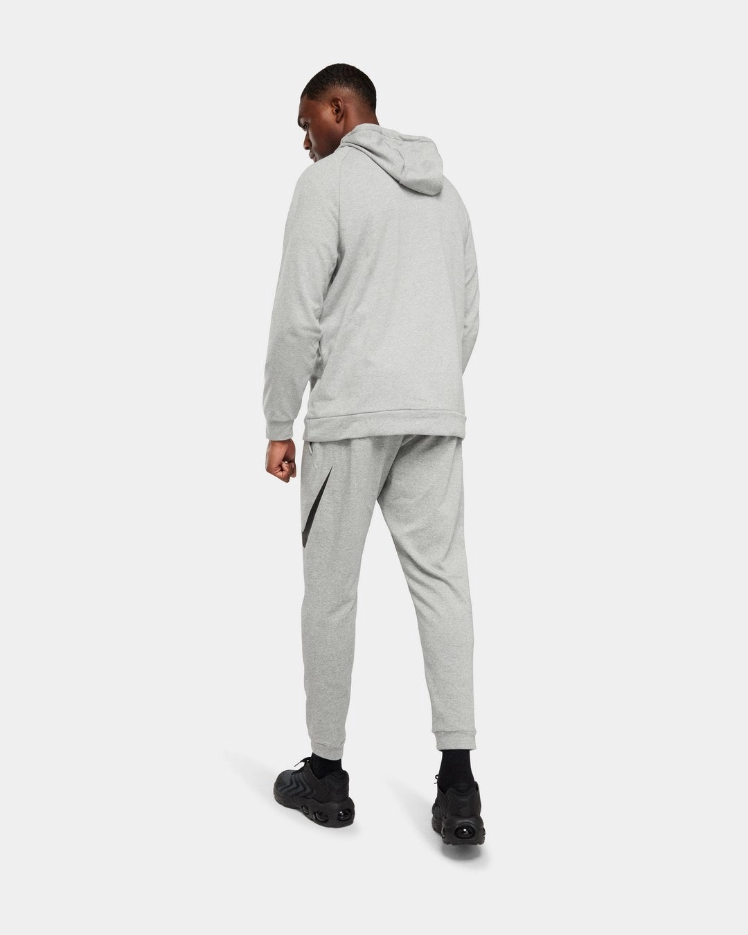 Sweat a capuche Nike Dry Graphic - Gris/Noir