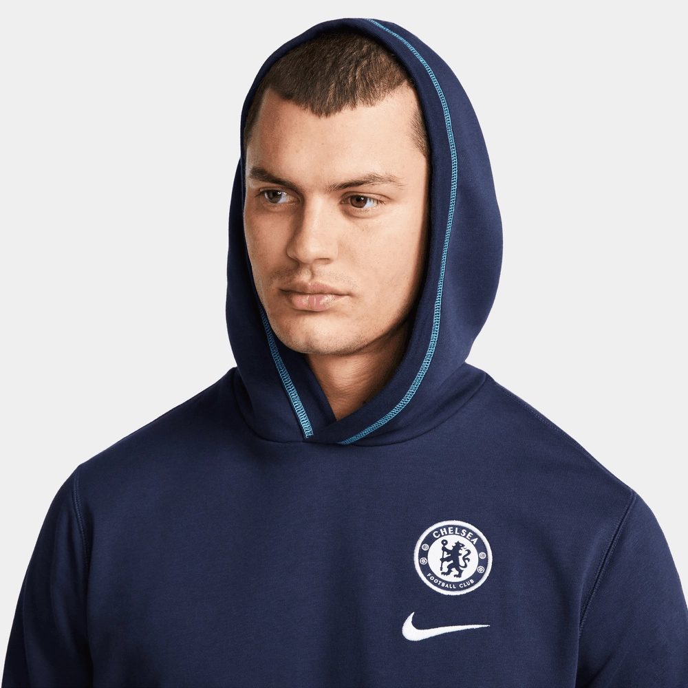 Sweat Capuche Chelsea Travel 2022/2023 - Bleu/Blanc