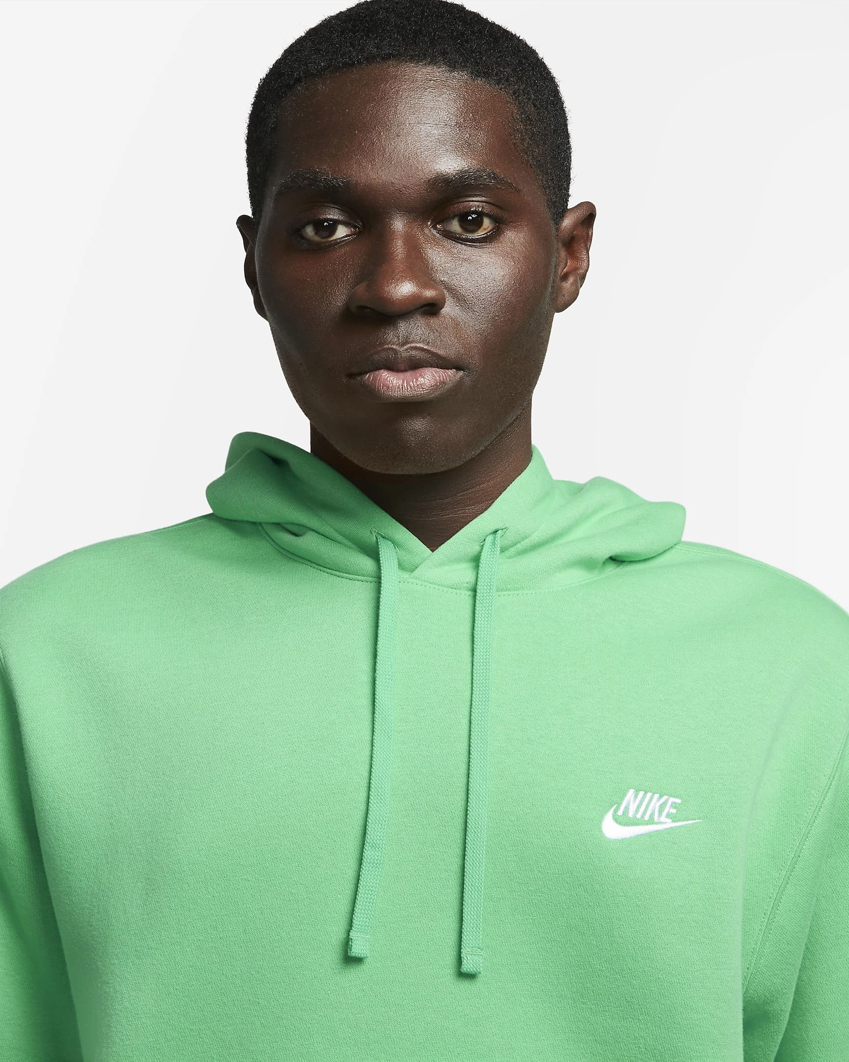 Sweat capuche Nike Sportswear Club fleece - Vert