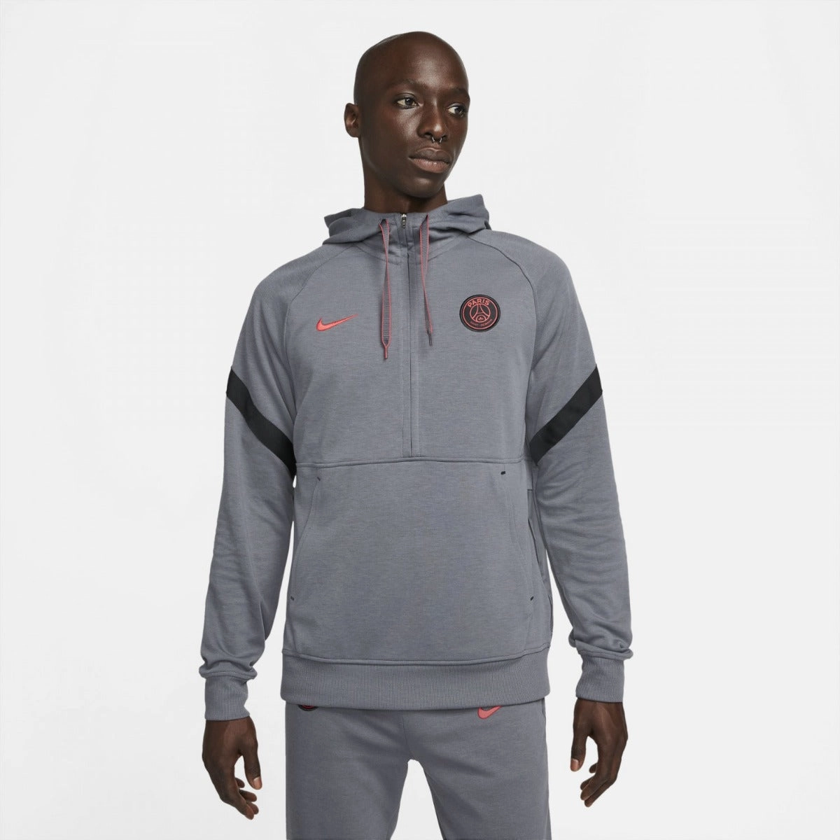 Sweat Capuche PSG Travel 2021/2022 - Gris