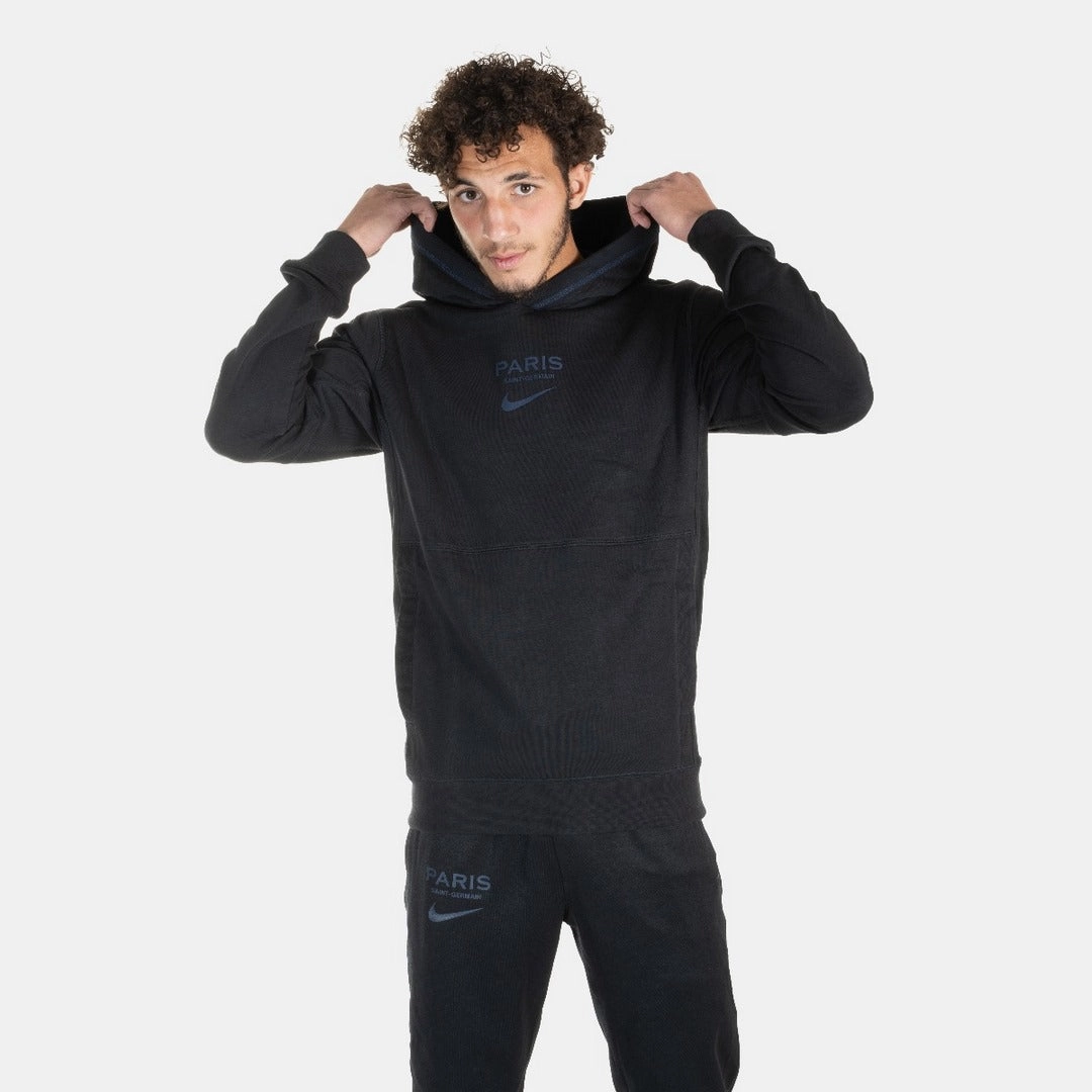 Sweat Capuche PSG Travel - Noir