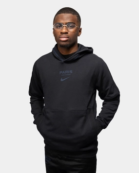 Sweat Capuche PSG Travel - Noir