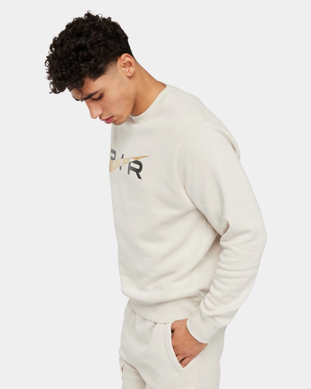 Sweat Nike Air - Beige/Doré/Noir