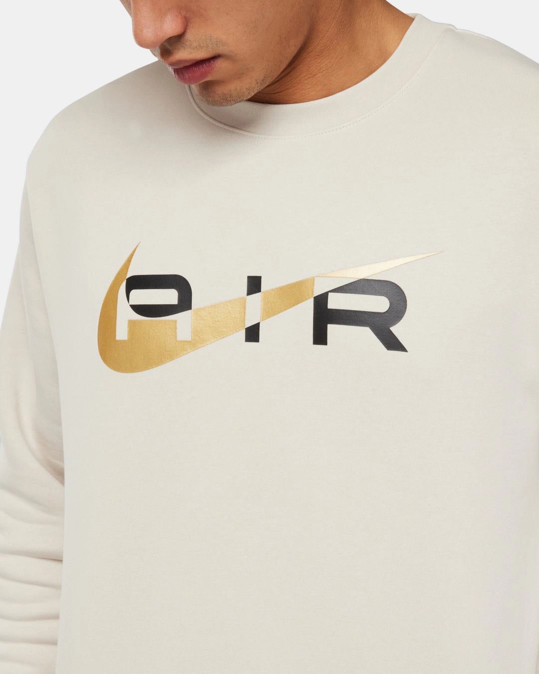 Sweat Nike Air - Beige/Doré/Noir