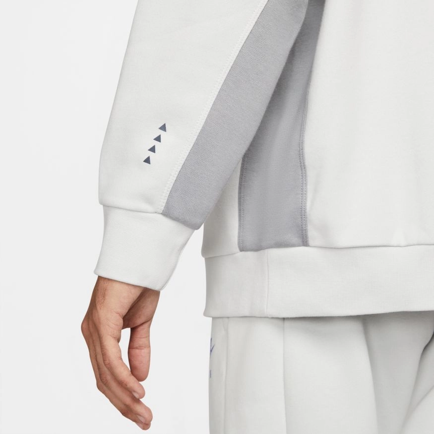 Sweat Nike Air brossé -  Blanc/Bleu/Gris
