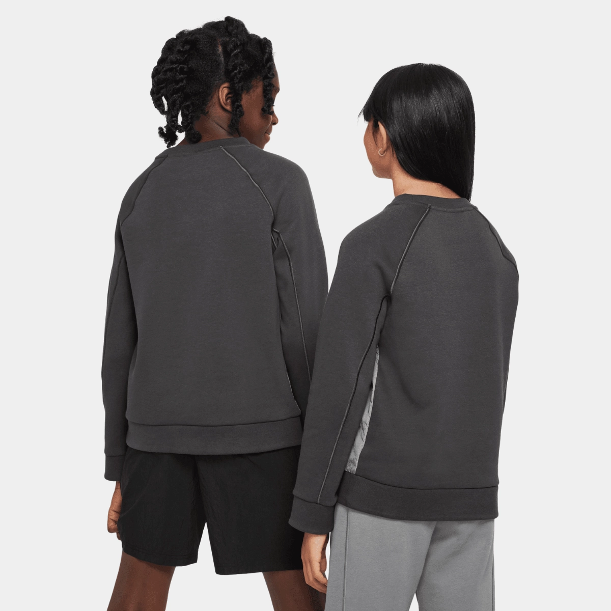 Sweat Nike Air Junior - Gris/Noir/Blanc