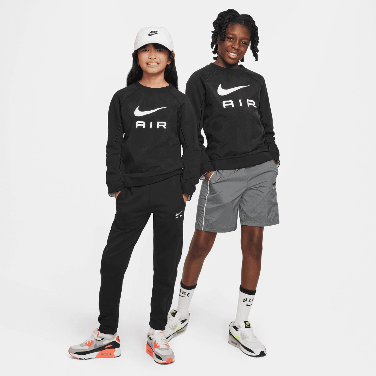Sweat Nike Air Junior - Noir/Blanc