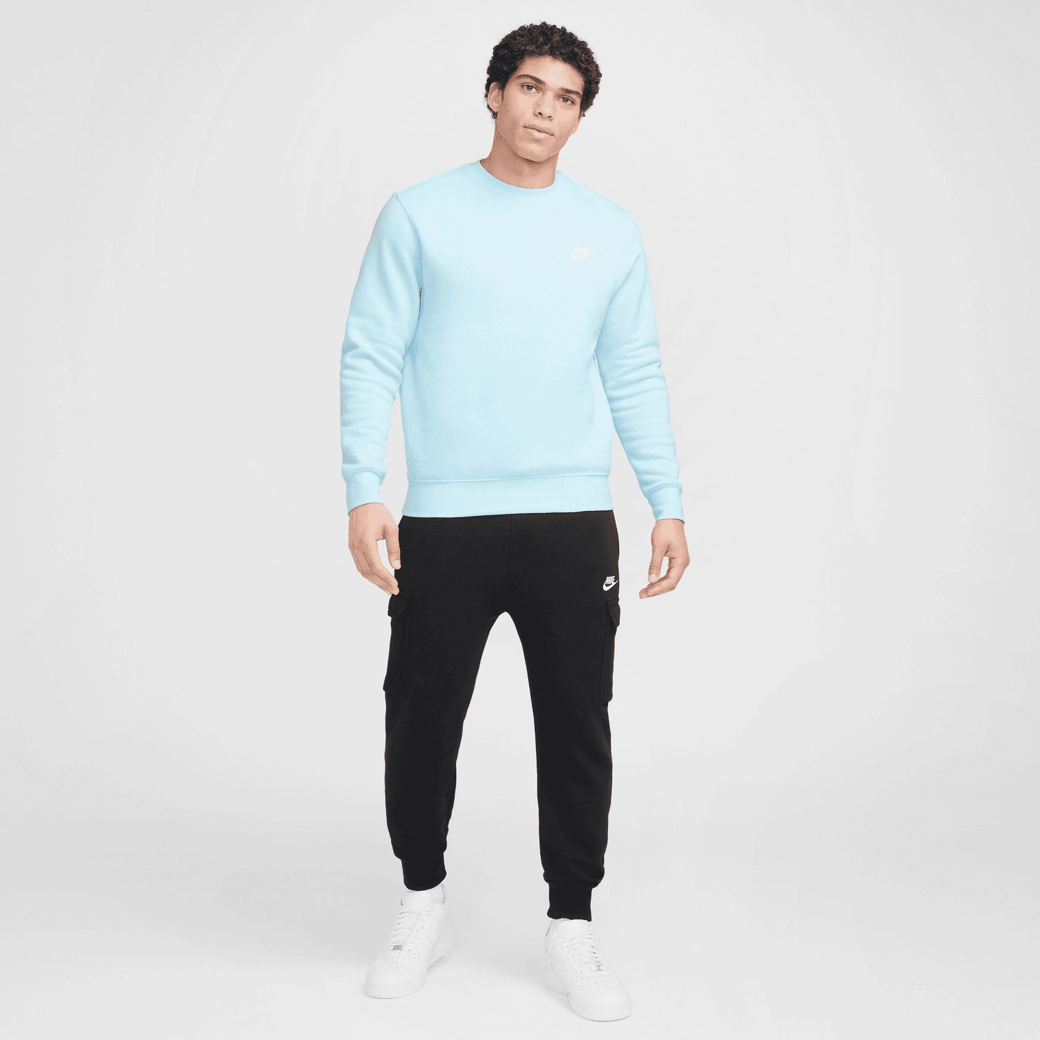 Sweat Nike Club Fleece - Bleu