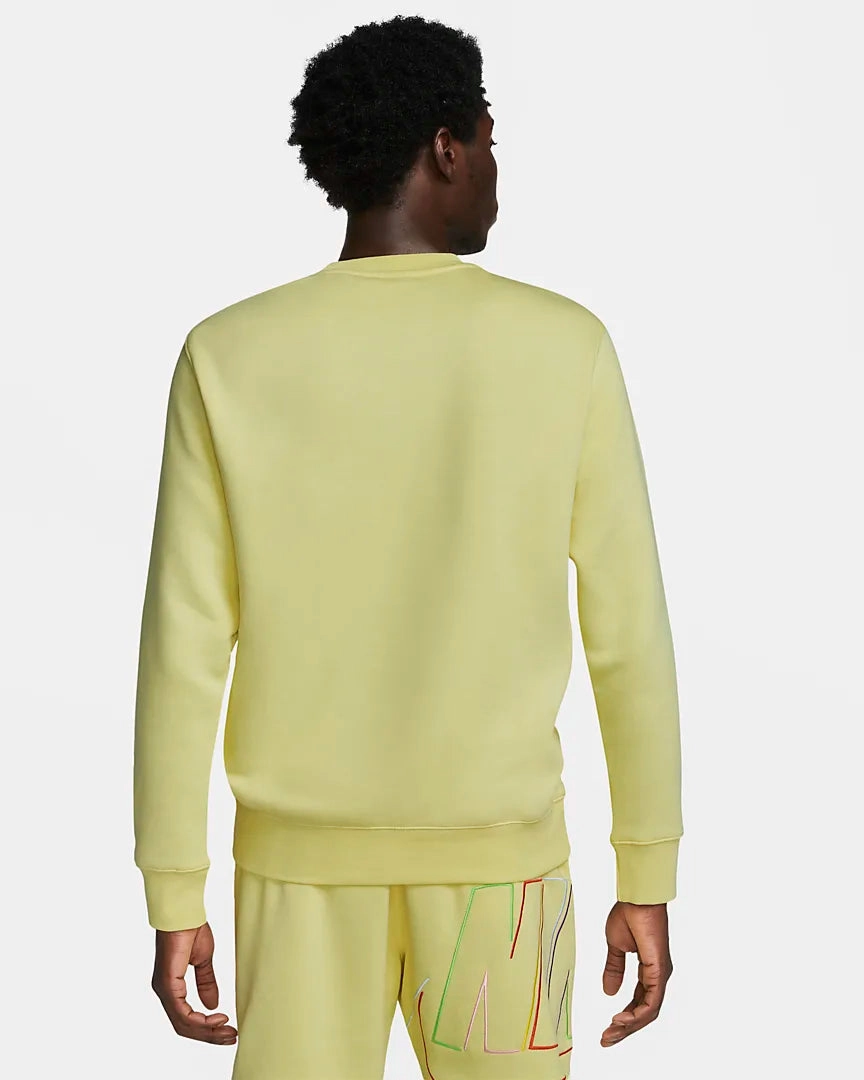 Sweat Nike Club Fleece  - Jaune