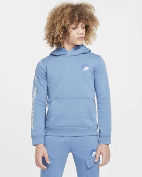 Sweat Nike Fleece Junior - Bleu