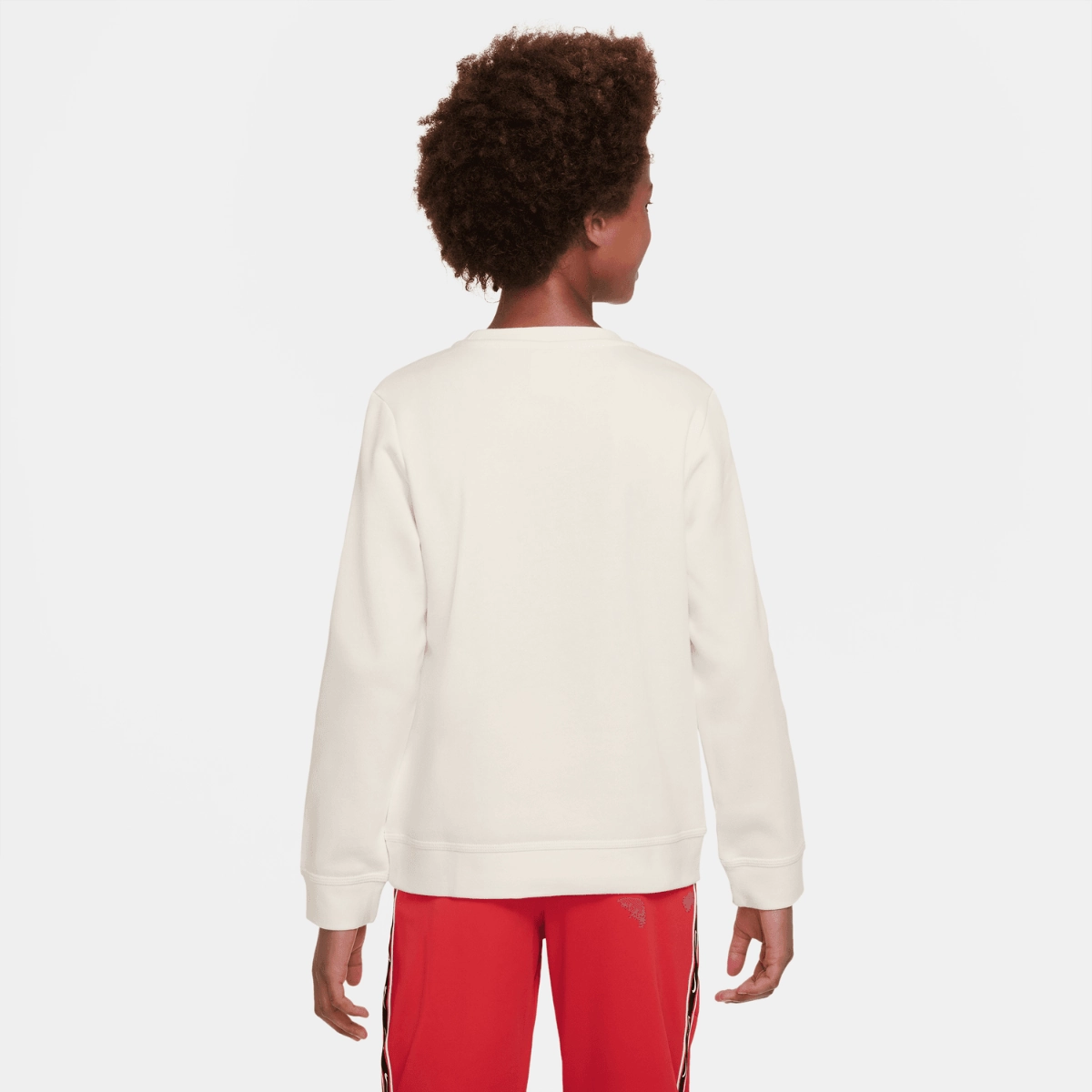 Sweat Nike Repeat Junior - Beige/Noir/Rouge