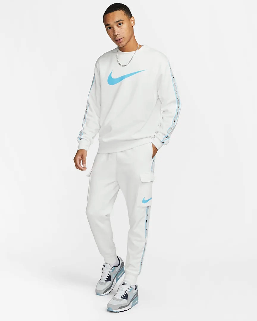 Sweat Nike Sportswear Fleece - Blanc/Bleu