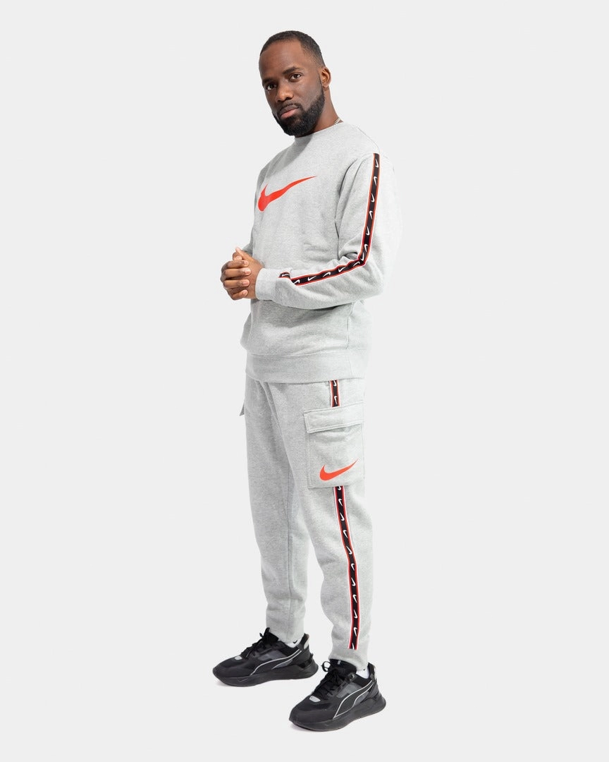 Sweat Nike Sportswear Fleece - Gris/Rouge/Noir