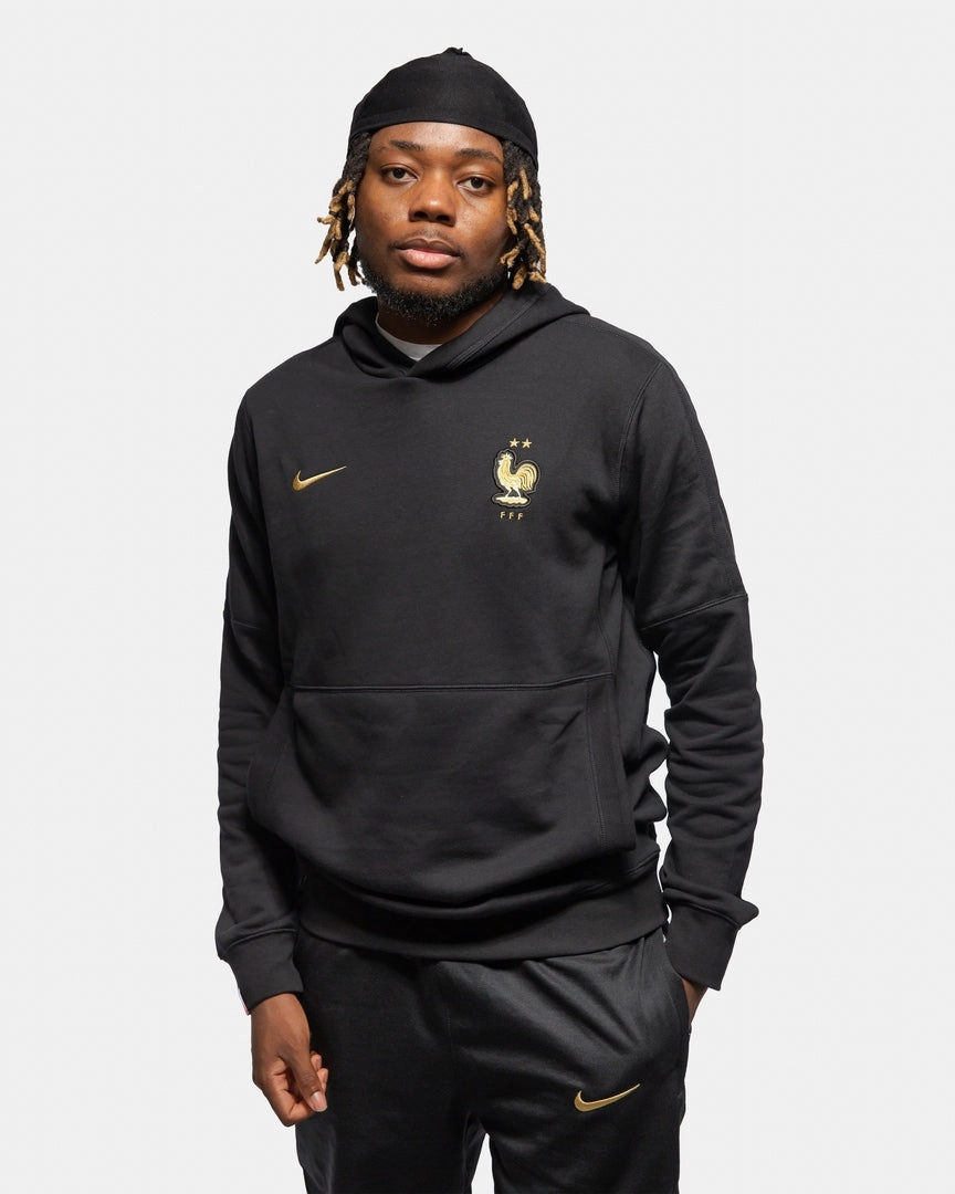 Sweat à capuche Equipe de France 2022 - Noir/Or