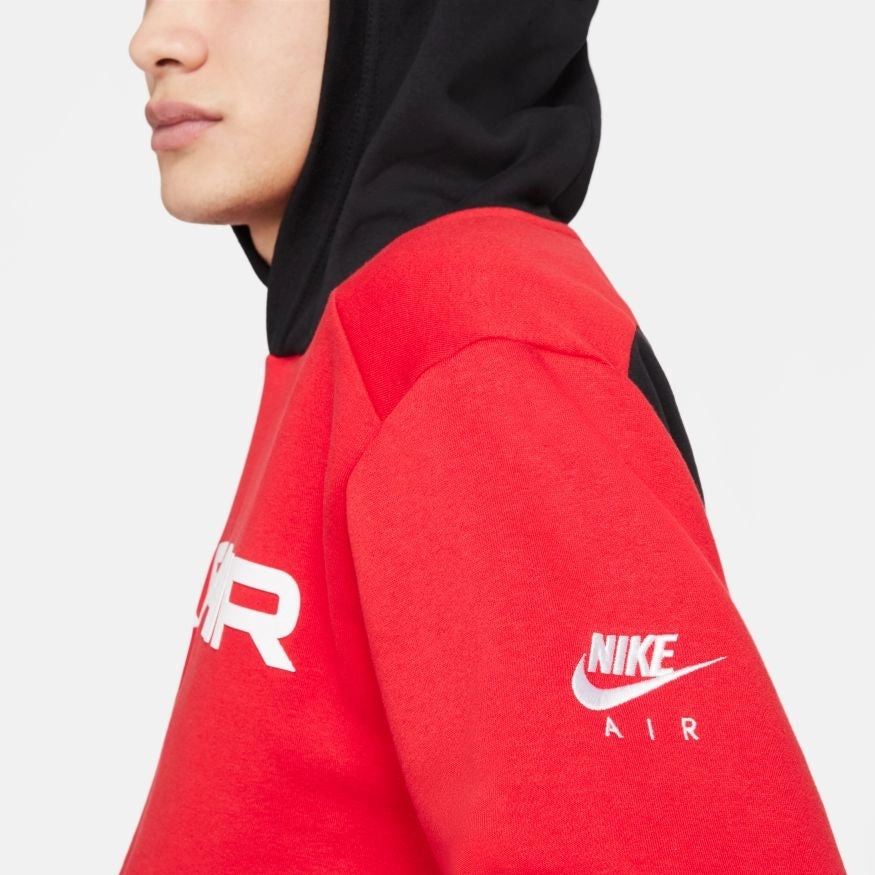 Sweat à capuche Nike Air Fleece - Rouge/Noir
