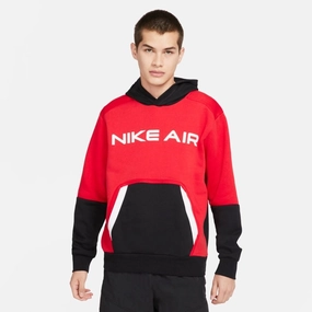 Sweat à capuche Nike Air Fleece - Rouge/Noir